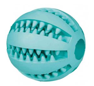 TRIXIE DENTA FUN BAL RUBBER MUNTSMAAK 5CM 4ST