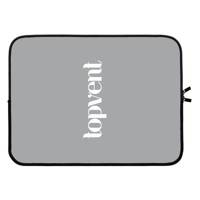 Topvent Grijs Wit: Laptop sleeve 15 inch