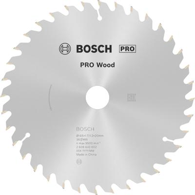 Bosch Accessoires Cirkelzaagblad 165x20/16x1,7 mm, 36T- 2608642602