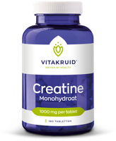 Creatine monohydraat 1000mg 180 Tabletten