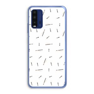 Hipster stripes: Xiaomi Redmi 9T Transparant Hoesje