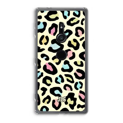 Leopard pattern: Sony Xperia XZ2 Transparant Hoesje
