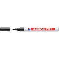 Viltstift edding 751 lakmarker rond zwart 1-2mm - thumbnail