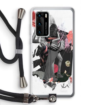 Dissimulation du réel: Huawei P40 Transparant Hoesje met koord