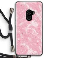 Abstract Painting Pink: Xiaomi Mi Mix 2 Transparant Hoesje met koord