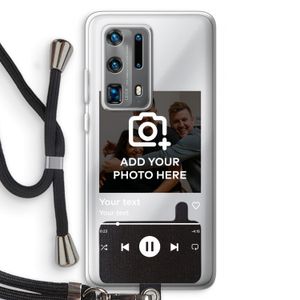 Music Player: Huawei P40 Pro Plus Transparant Hoesje met koord
