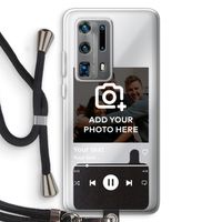 Music Player: Huawei P40 Pro Plus Transparant Hoesje met koord