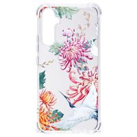 Samsung Galaxy A34 Case Anti-shock Bird Flowers