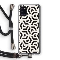 Crazy pattern: Samsung Galaxy A31 Transparant Hoesje met koord