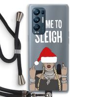 Came To Sleigh: Oppo Find X3 Neo Transparant Hoesje met koord