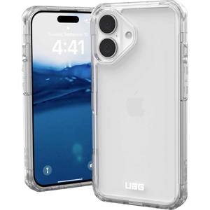 Urban Armor Gear Plyo Case Backcover Apple iPhone 16 Ice, Transparant Inductieve lading