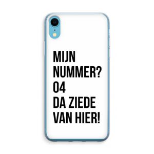 Da ziede van hier: iPhone XR Transparant Hoesje