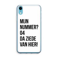 Da ziede van hier: iPhone XR Transparant Hoesje