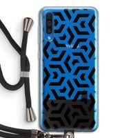 Crazy pattern: Samsung Galaxy A50 Transparant Hoesje met koord Crazy pattern: Samsung Galaxy A50 Transparant Hoesje met koord