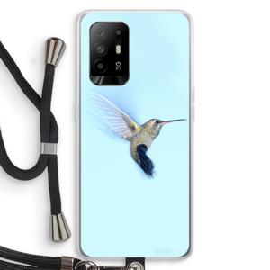 Kolibri: Oppo A95 5G Transparant Hoesje met koord