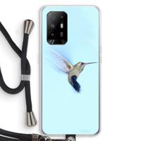 Kolibri: Oppo A95 5G Transparant Hoesje met koord - thumbnail