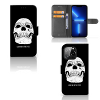 Telefoonhoesje met Naam iPhone 13 Pro Skull Eyes