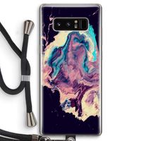 Cosmic Silence: Samsung Galaxy Note 8 Transparant Hoesje met koord