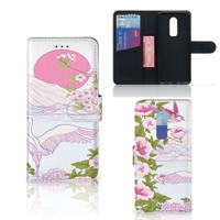 OnePlus 6 Telefoonhoesje met Pasjes Bird Standing - thumbnail