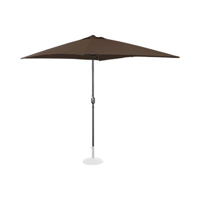 Grote parasol - bruin - rechthoekig - 200 x 300 cm