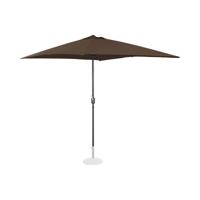 Grote parasol - bruin - rechthoekig - 200 x 300 cm