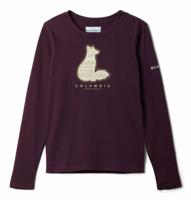 Columbia Hazeldel Hill™ LS Graphic T-Shirt Kinderen Moonvista S