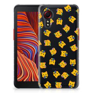 TPU bumper voor Samsung Galaxy Xcover 5 Katten Emojis