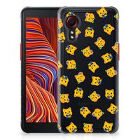 TPU bumper voor Samsung Galaxy Xcover 5 Katten Emojis