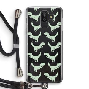 Dinos: Samsung Galaxy J8 (2018) Transparant Hoesje met koord