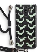 Dinos: Samsung Galaxy J8 (2018) Transparant Hoesje met koord