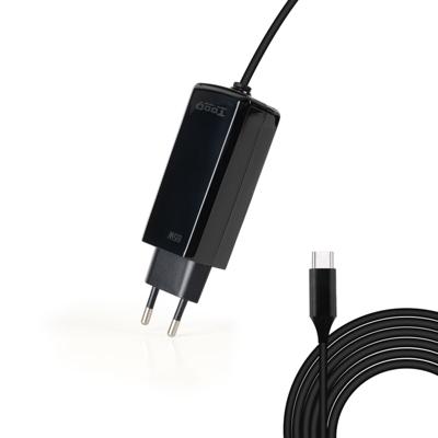 Oplader TooQ TQLC-USBCGAN65PD-C Zwart 65 W