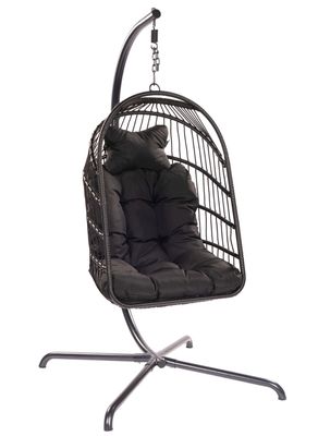 Hangstoelset Egg Black - Zwart - 160 kg - Tropilex