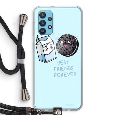 Best Friend Forever: Samsung Galaxy A32 4G Transparant Hoesje met koord
