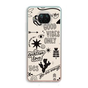 Good vibes: Xiaomi Mi 10T Lite 5G Transparant Hoesje
