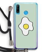Spiegelei: Huawei P30 Lite Transparant Hoesje met koord