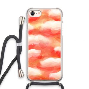 Lichte Wolken: iPhone 8 Transparant Hoesje met koord