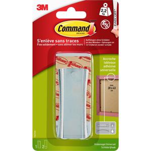 3M Command-universele klevende gel (b x h) 31.75 mm x 76.2 mm Wit Inhoud: 1 stuk(s)