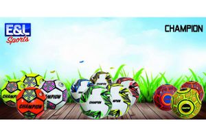 E&L Sports Voetbal champion - verschillende prints - 320 gram - maat 5
