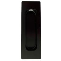 Schuifdeurkom rechth.120x40 zwart 501/B