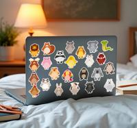Dierenstickerset laptop sticker