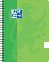 Oxford School Touch spiraalblok, ft A5, 140 bladzijden, gelijnd, groen (lime) - thumbnail