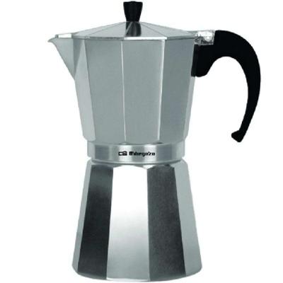 Italiaanse Koffiepot Orbegozo 18229 Zilverkleurig
