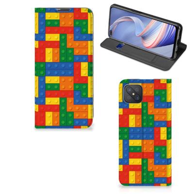 OPPO Reno4 Z 5G | Hoesje met Magneet | Blokken