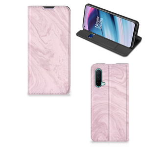 OnePlus Nord CE 5G Standcase Marble Pink - Origineel Cadeau Vriendin