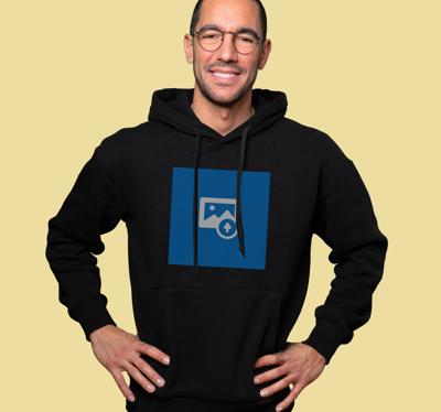 Gepersonaliseerde afbeelding op hoodie