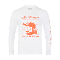 Red Bull Racing Truien - XL - MV Puzzle Longsleeve - Wit - Max Verstappen