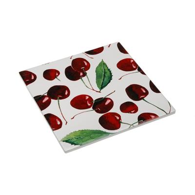 Placemat Versa Kurk Keramisch Kersen 20 X 0,6 X 20 CM