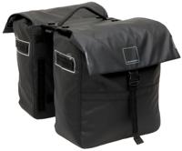 Dubbele fietstas New Looxs Leeds Double MIK 2.0 - 38 liter - 33 x 18 x 38 cm (2x) - Black