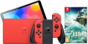 Nintendo Switch OLED Super Mario Editie + Zelda: Tears of The Kingdom