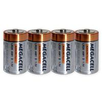 Megacell Krachtige LR20/D Alkaline batterijen - 4 stuks. - thumbnail